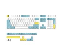 EGRMZ 136 Chiave PBT a Doppio tiro Stampa KeyCaps retroilluminato Compatibile con tastiere meccaniche in Stile MX per 108 96 87 80 84 68 68 64 61 Layout Chiave(Sea Salt)