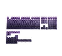 EGRMZ 136 Chiave PBT a Doppio tiro Stampa KeyCaps retroilluminato Compatibile con tastiere meccaniche in Stile MX per 108 96 87 80 84 68 68 64 61 Layout Chiave(Red-OEM Side)