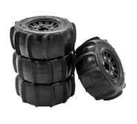 EGRMZ 4pcs 2. 2 "3. 0 "pneumatici per ruote a neve a sabbia imbrattata compatibili con 1 10 scala rc camion a breve rotta come 22s DR10 I e modelli simili
