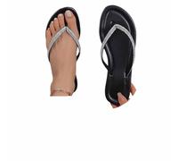 EGSDMNVSQ Infradito Sandali Da Donna Separatore Delle Dita Sandali con Strass Glitter Pantofole da Spiaggia Scarpe Estive All'aperto Eleganti e Comode