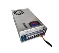 EGTDSFGJA Alimentatore switching regolabile 500 W 600 W, display digitale, 12 V, 15 V, 24 V, 27 V, 36 V, 48 V, 50 V, 60 V, 72 V, SMPS(0-36 V, 500 W)