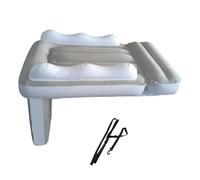 EGUIAS Letto per auto Lettino da viaggio gonfiabile Lettino da viaggio per aereo con lati alti leggero e gonfiabile Materasso Auto(With safety belt)