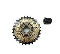 EGUIAS Ruota Libera pignone per Bicicletta Adatto per Cassetta MF-TZ500-7, Ruota Libera per Bicicletta a 7 velocità, 14-28T, 14-32T, Cassetta MTB per Ciclismo su Strada TZ500-7(14-28T with Remover)