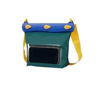 EGUIAS Zaino Impermeabile Borsa per telefono Para touch screen impermeabile per immersioni alla deriva, p acquatico, sorgente termale, spiaggia, viaggio, borsa a tracolla Zaino da Nuoto(Large Green)
