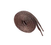 Egurs - 1 paio di lacci glitterati da 110 cm, lacci piatti metallici resistenti per scarpe da ginnastica, scarpe da corsa, scarpe da tennis, 16 colori disponibili tra cui marrone