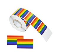Egurs 500 adesivi arcobaleno LGBT Stripe Gay Pride Flag Sticker 4#