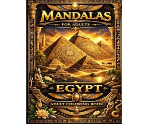 Egypt Mandalas: Ancient Egypt Coloring Book for Adults | Pyramids, Pharaohs, Temples and Sacred Egyptian Mandalas for Relaxation and Mindfulness