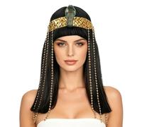 Egyptian Black Wig - Women Halloween Costume Accessory