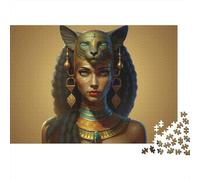 Egyptian Goddess Puzzle 1000 Pezzi Cartone Resistente Per Collezionisti, Puzzle Abilità Logiche, Attività Festa, Miglior Regalo Per Fan Devoti Di Puzzle 38x26cm/1000pcs