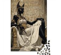 Egyptian Goddess Statue-1 Jigsaw Puzzle Impossible 1000 Pezzi Decorazione Per La Casa. Giochi Rilassamento E Intelligence Per Adulti E Ragazzi Da 14 Anni 70x50cm/1000pcs