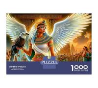 Egyptian Goddess Winged 1000 Pezzi Puzzle Classico Bundle Puzzle Cartone Robusto - DIY Divertimento Famiglia, Bella Decorazione, Regalo Compleanno Perfetto Per Bambini 52x38cm/1000pcs