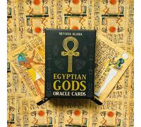 EGYPTIAN Gods Oracle Cards Mazzo Lo Scarabeo 36 Carte Multilingue Tarot Nuovo