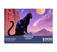 Egyptian Mau 1000 Pezzi Puzzle Pet Cat Da 14 Anni E Più Dettagli Nitidi Multicolore Sfida Mentale Relax 38x26cm/1000pcs