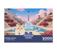 Egyptian Mau 1000 Pezzi Puzzle Pet Cat Da 14 Anni E Più Qualità Premium Collection Intrattenimento Creativo Relax 38x26cm/1000pcs