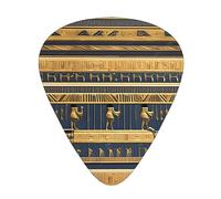 Egyptian Pharaonic Frescoes pagaie per chitarra, basso, chitarra elettrica o Hawaii quattro corde (12 confezioni, sottile, medio, pesante)