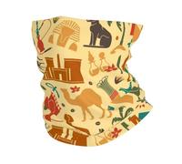 Egyptian Pyramid Culture Art Ancient Unisex Bandana Leggero Passamontagna Tubolare Multifunzione Sciarpa Tubolare per Montagna Trekking Passeggiata Ciclismo