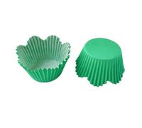 EGZASDI Fodere for muffin in carta for cupcake | Scenario di utilizzo multicolore da 800 pezzi: for cuocere cupcake, muffin, biscotti, torte(Green)