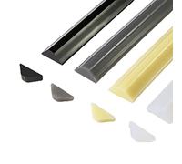 EGZASDI Striscia di Tenuta per Piatto Doccia, Striscia autoadesiva in Silicone for barriera all'Acqua for Cucina Bagno Multicolore 0,4-3 m(Yellow,1m/39in)