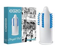 Egzo Tough Cat - preservativo con nervature e rilievi, singolo pezzo