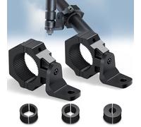 Ehaho 2 Pack UTV Whip Mount, Heavy Duty UTV Flag Mount, Adjustable Whip Light Mounting Bracket for Light Bar, Antenna, Compatible with 1" to 2" Roll Cage of UTV ATV Polaris RZR SXS Jeep Can-Am