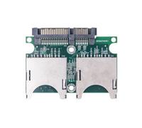 Ehaosea Convertitore Doppio da SD A SATA Scheda Adattatore da SD A SATA di Livello Industriale Scheda Adattatore da SD A Seriale 15PIN+7PIN