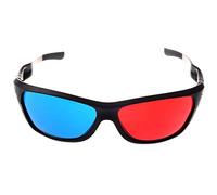 Ehaosea Occhiali 3D Semplice Rosso-Blu Ciano anaglifi per Gioco e Film 3D (Upgrade Extra Style)