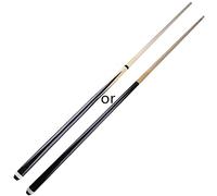 ehbn9 1Pc Stecca da Biliardo da Casa Montare Punta da 12mm/0.47 Pollici Biliardo per Adulti Nero+Giallo