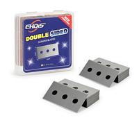 EHDIS 100 Pezzi Lame di Ricambio per Raschietti, Lame di Tre Fori per Raschietti con Funzione Dispenser, Lame in Acciaio al Carbonio per Piano Cottura e Forno