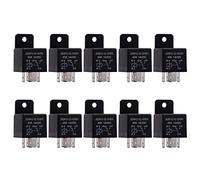 Ehdis 10pcs Relè Auto 5 Pin 12V 40A SPDT Modello No .: JD2912-1Z-12VDC 40A 14VDC, contattore relè Interruttore di accensione, rele per Auto, Camion, Barche Marine, lampade, ECC