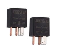 Ehdis 2 Pezzi Relè 4 Pin 12V 30A SPST Multi-Purpose Relay Heavy Duty Standard Relay, rele per Auto, Camion, Barche Marine, lampade, ECC