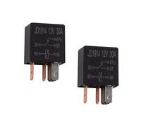 Ehdis 2 Pezzi Relè Auto 5 Pin 12V 30A SPDT Multi-Purpose Relay Heavy Duty Standard Relay, rele per Auto, Camion, Barche Marine, lampade, ECC