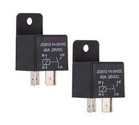 Ehdis 2pcs Relè Auto 4 Pin 24V 40A SPST Modello No .: JD2912-1H-24VDC 40A 28VDC, Auto Interruttori e antipasti, rele per Auto, Camion, Barche Marine, lampade, ECC