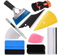 Ehdis Kit di Attrezzi di Installazione di pellicole per vetri per Auto, Kit oscuramento vetri Auto per Pellicola Wrapping, vetri oscurati Auto, Pellicola vetri Auto, Pellicola Carbonio