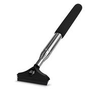EHDIS Mini estrattore per specchietto retrovisore auto, piccolo estrattore per finestrini dell'auto, con manico retrattile, mini estrattore portatile con labbro in silicone