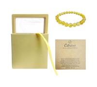 EHDWXVZM 1 Braccialetto di Perle, Scatola di Gioielli da 1 A Meno, con Carta, Braccialetto Elastico Semplice, Pezzo di Moda per Uomini E Donne, Regali di Gioielli.
