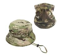 EHDWXVZM 1 Cappello a Cupola da Uomo, 1 Maschera Mimetica, Cappello Mimetico da Uomo, Cappello da Sole da Allenamento nella Giungla, Cappello da Sole da Uomo