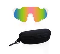 EHDWXVZM 1 pezzo di occhiali da sole, 1 pezzo di custodia per occhiali, occhiali da ciclismo sul parabrezza, occhiali da sole fantastici, occhiali per bici da strada