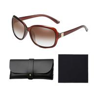 EHDWXVZM 1 Pezzo Di Occhiali Da Sole Elei, Con Occhiali Da 1 Pezzi E Panno Da Asciugatura Da 1 Pezzo, Occhiali Da Sole Da Donna Retrò, Accessori Per Donne.