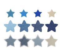 EHDWXVZM 12 Pezzi con Stoffa A Stella A Cinque modalità, Giacca E Abbigliamento, Jeans in Stiratura, Macchia di Stiro, Macchia di Stiro per Bambini, Macchia di Stiratura Fai-da-Te.