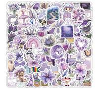 EHDWXVZM 150 Adesivi di Graffiti della Serie Viola, Bello E alla Moda, Autoadesivo, Carini Adesivi per Album, Decorazione per Tazze d'Acqua Fai-da-Te.