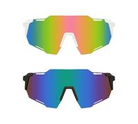 EHDWXVZM 2 occhiali da sole, occhiali da ciclismo, antivento, protezione UV, occhiali da sole fantastici, occhiali da sole sportivi, occhiali da bici da strada, adatti sia per uomini che per donne