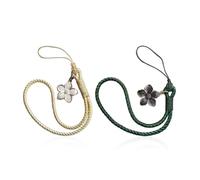 EHDWXVZM 2 Pezzi di Catena di Telefoni Cellulari di Fiori, Catena Semplice per Telefoni Cellulari, Cinturino da Polso Intrecciato, Accessori per Telefoni Cellulari.