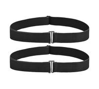 EHDWXVZM 2 pezzi di cinture elastiche, cinture antiscivolo invisibili, cinture elastiche, cinture per camicie e abiti, cinture regolabili, accessori da donna