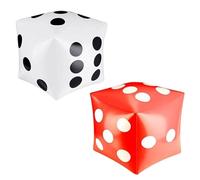 EHDWXVZM 2 Pezzi di Dadi Gonfiabili Creativi, Accessori per Giochi, Forniture per Feste, Giocattoli Interattivi per Feste, Oggetti di Scena.
