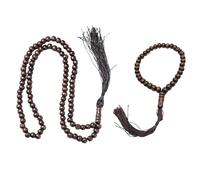EHDWXVZM 2 Pezzi di Perle di Legno, Perle Musulmane, Perle di Benedizione, Regali Islamici, Ghirlanda Rosa Portatile, Braccialetti di Rosario in Legno.
