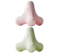 EHDWXVZM 2 Pezzi Massager Creativo, Strumento di Massaggio Manuale, Strumento di Rilassamento Muscolare, Adatto A Spalle, Collo, Mani E Piedi (Rosa, Verde).