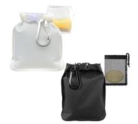 EHDWXVZM 2 Set di Sacchetti di Sapone Impermeabili, Sacchetti Sigillati A Prova di Perdite, Comodi Sacchetti di Stoccaggio, Adatti per Il Campeggio E I Viaggi.
