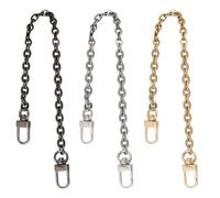 EHDWXVZM 3 Pezzi di Catena in Metallo, Catena del Portafoglio, Catena della Borsetta, Accessori, Catena Metallica delle Borse.