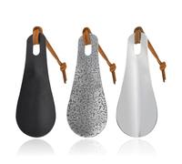 EHDWXVZM 3 Pezzi Di Corna Di Scarpe In Metallo Con Cordino, Scarpe Indossano Strumenti Ausiliari, Accessori Per Scarpe, Adatti A Scarpe In Pelle, Scarpe Sportive, Tacchi Alti, Ecc.