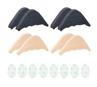 EHDWXVZM 4 Paia di Punta di Piedi E 8 Pezzi di Toppe del Tallone, Ripieno di Scarpe, Patch Anti-War di Scarpe, Accessori per Scarpe da Donna.